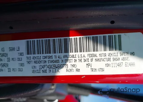 2011 Dodge Nitro Heat z USA, uszkodzony, nr VIN 1D4PT4GK2BW603779